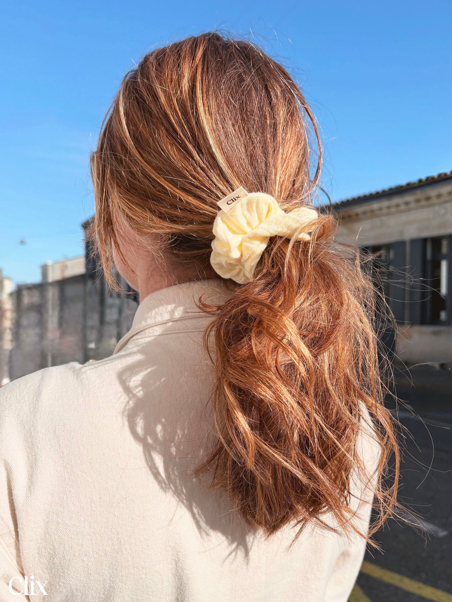 Chouchou - GAZE DE COTON JAUNE PASTEL