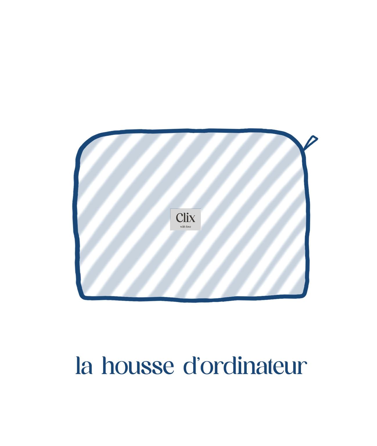 Clix - housse ordinateur personnalisée