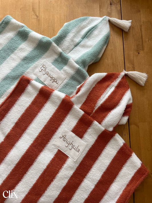 Clix - poncho baby - éponge