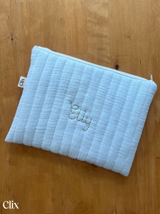 Clix - trousse plate - gaze - Eily