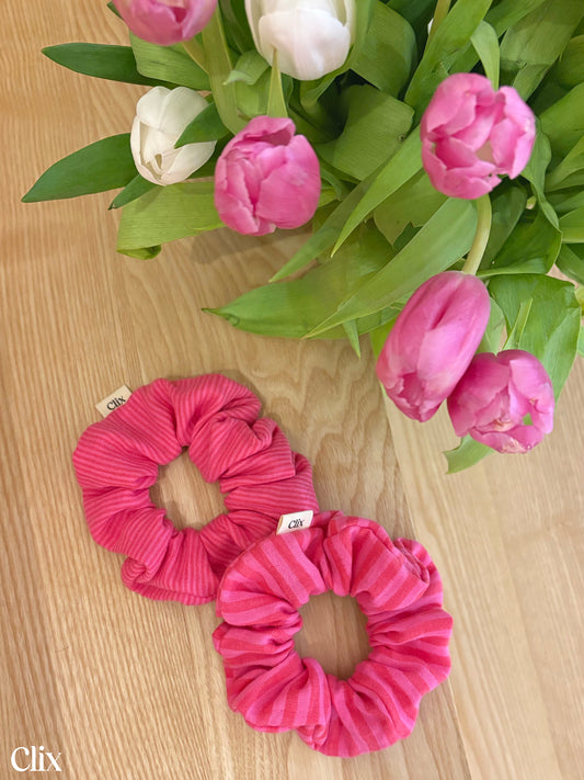 Chouchou - STRIPES ROSE