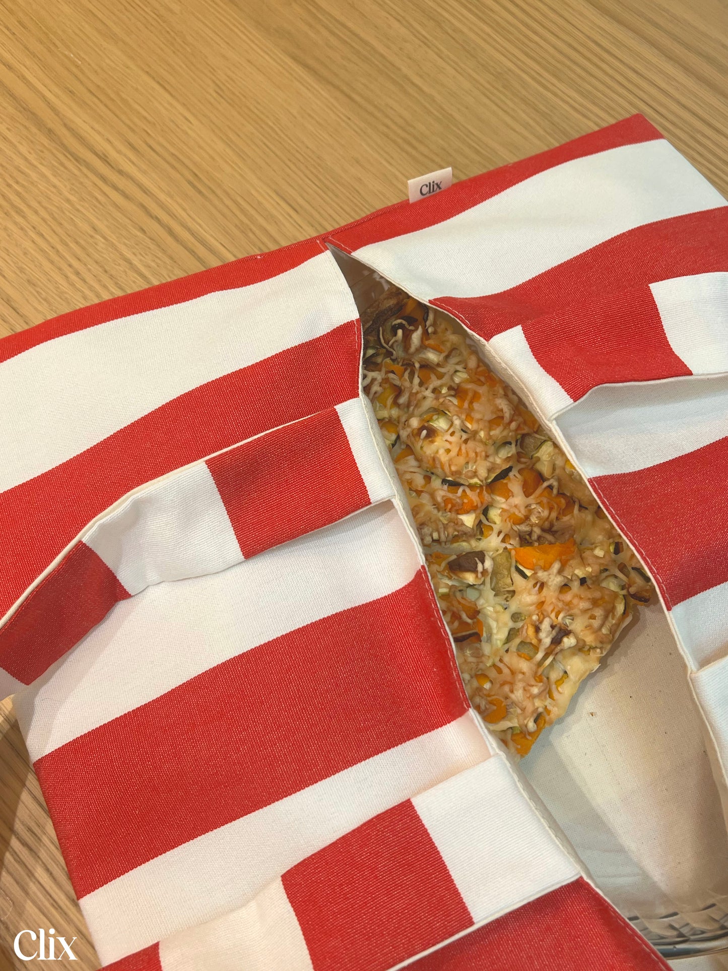 Sac à tarte - RAYURES ROUGE
