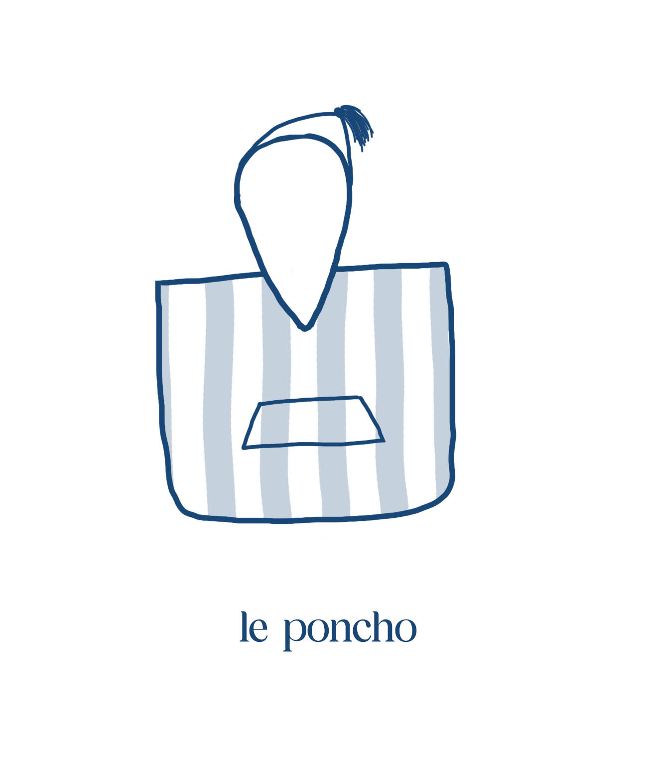 Poncho de bain