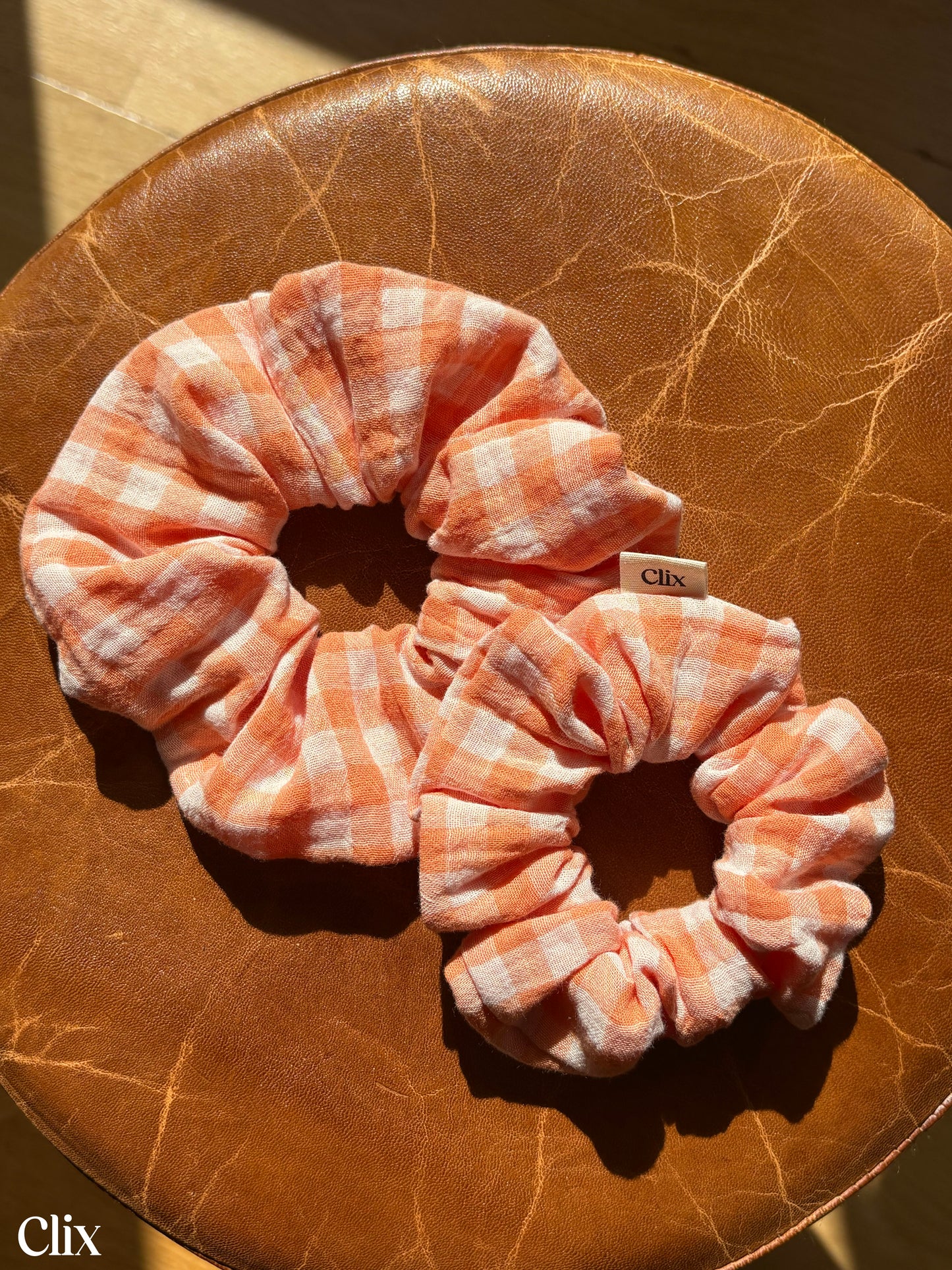 Chouchou - GAZE VICHY ORANGE