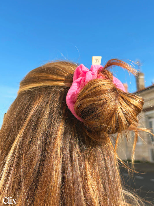 Chouchou - GAZE DE COTON ROSE BONBON