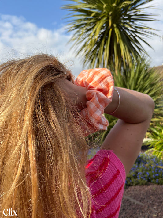 Chouchou - GAZE VICHY ORANGE