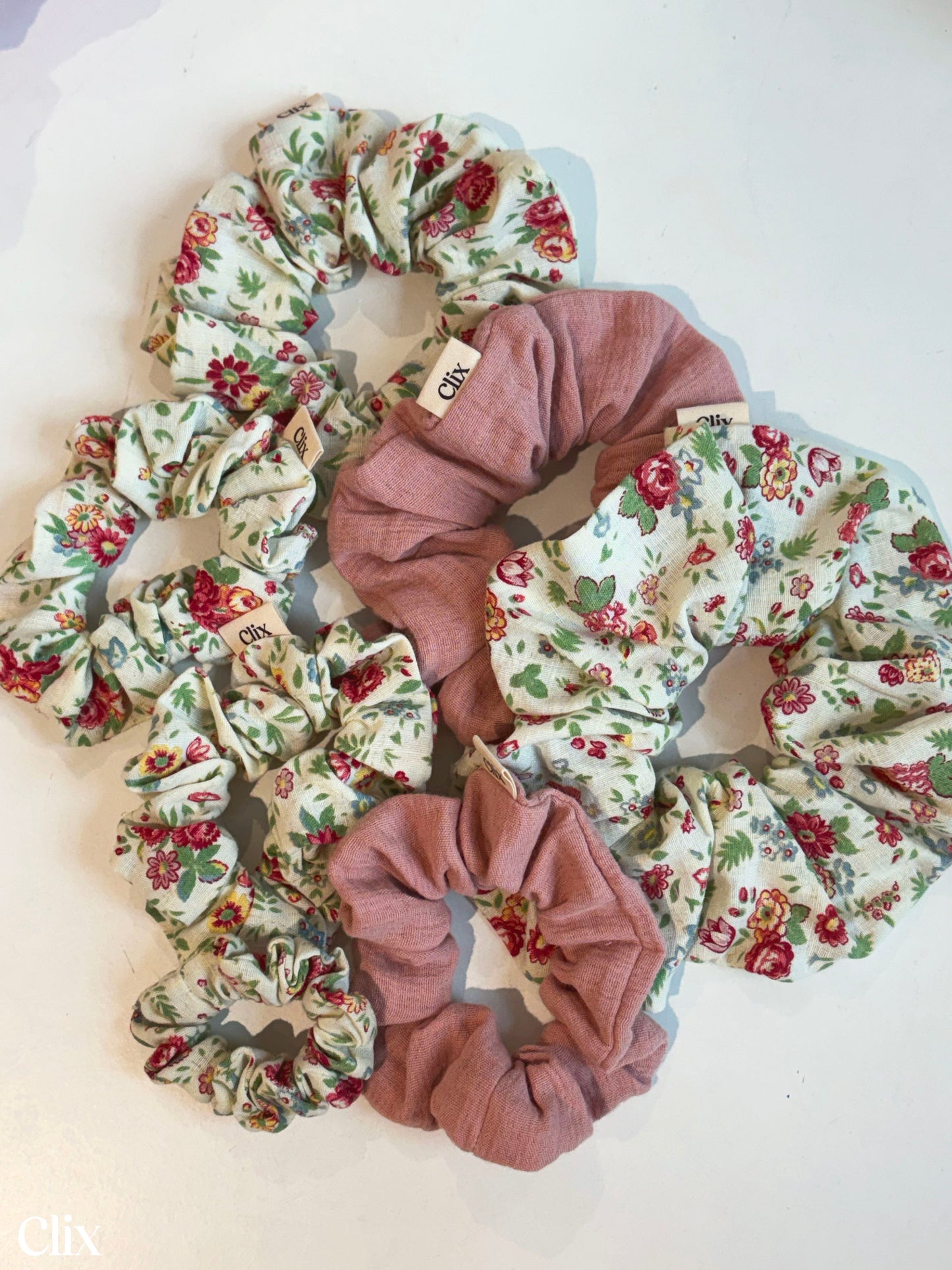 Chouchou - GAZE DE COTON VIEUX ROSE