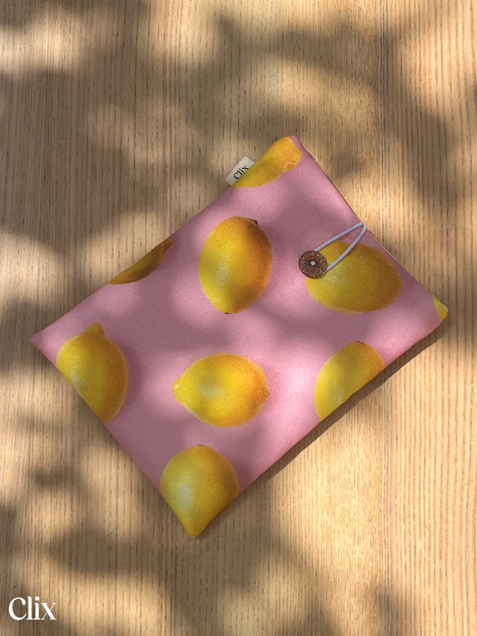 Housse de livre - CITRONS