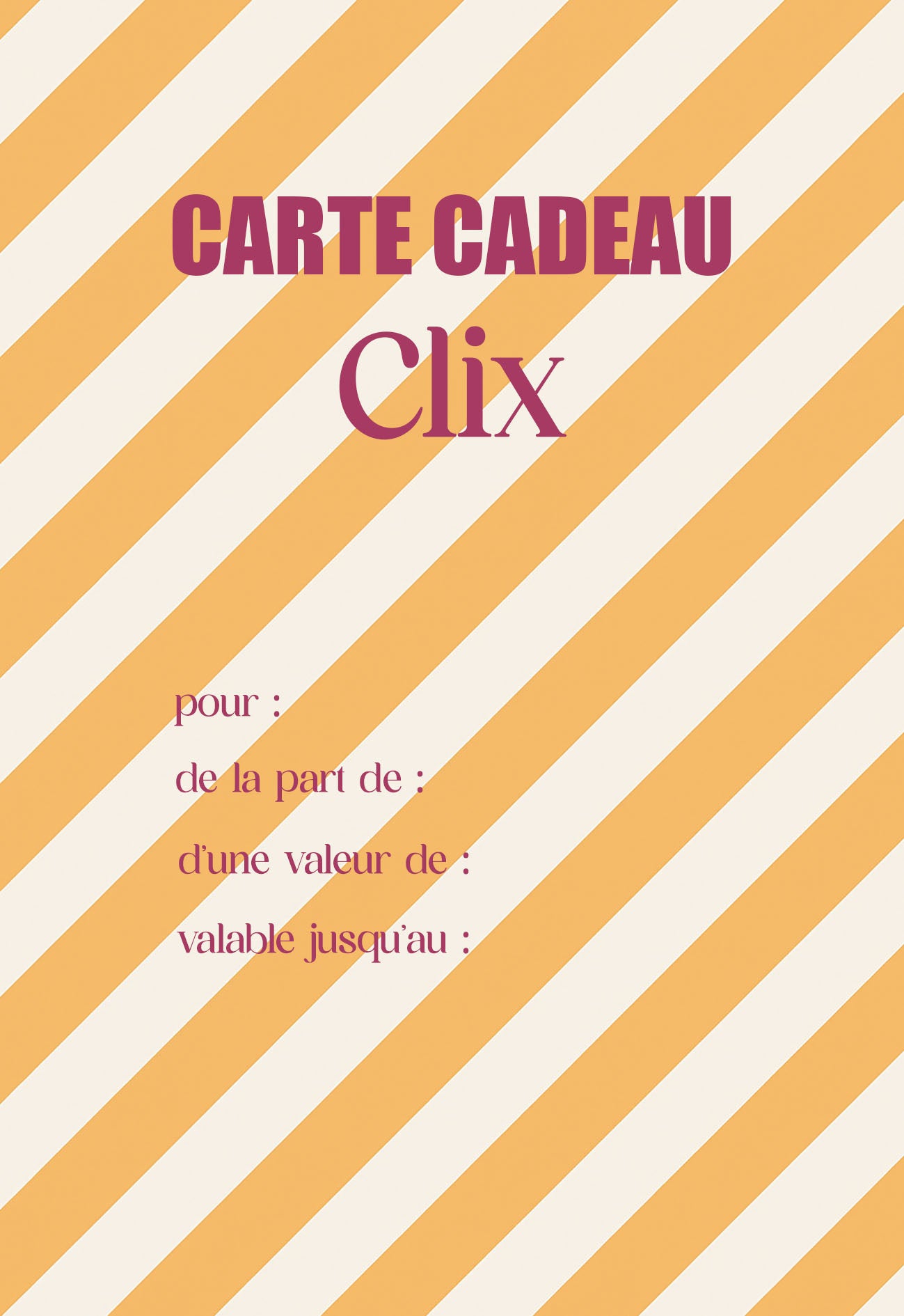 CARTE CADEAU