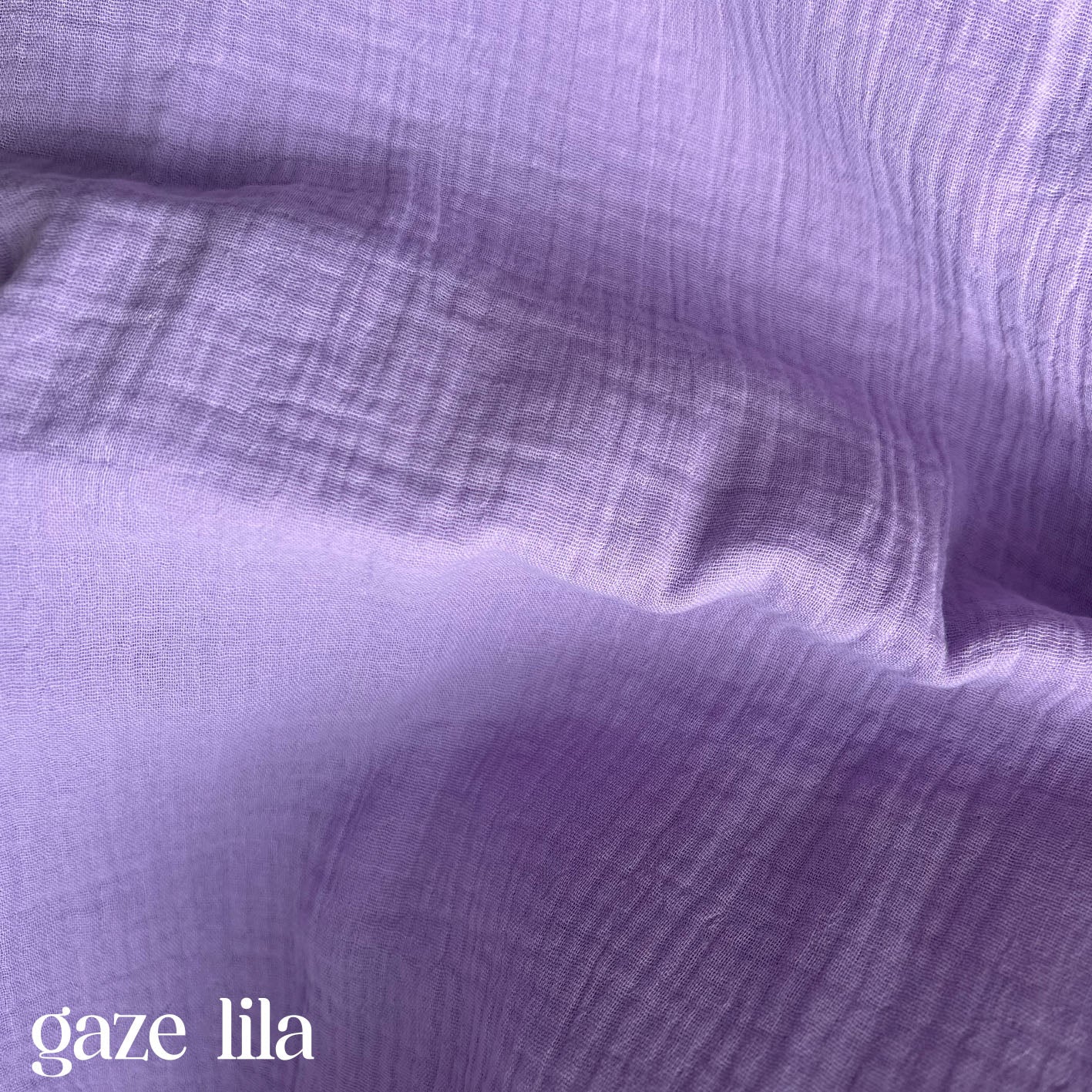 Clix - tissu - Gaze Lila 