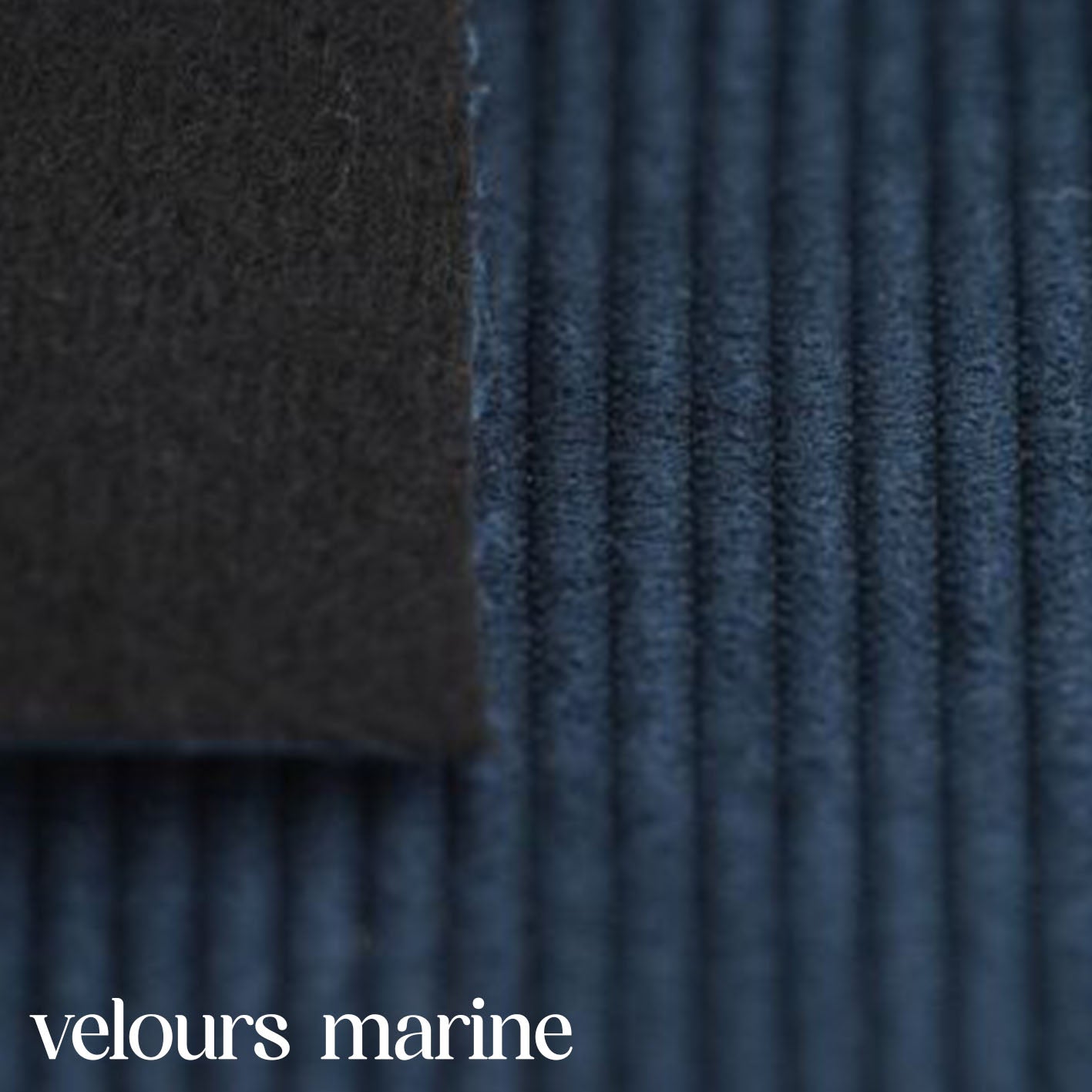 Clix - tissu - Velours marine