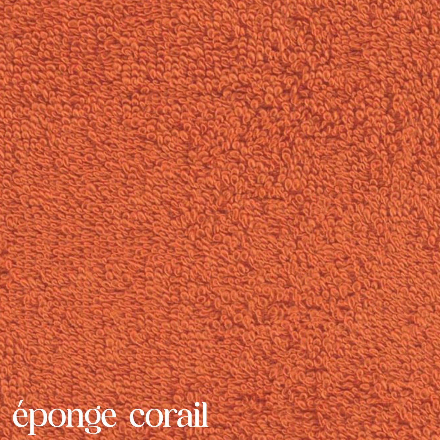 Clix - tissu - Éponge corail 