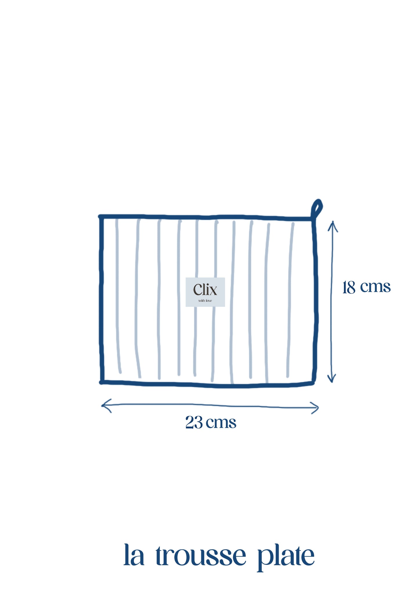 Trousse plate - A PERSONNALISER